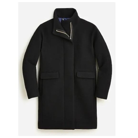 J. Crew Cocoon Italian Stadium-Cloth Wool Coat Size 8 - Picture 16 of 16